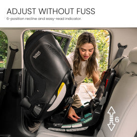 Britax Galaxy360™ Slim Rotating Convertible Car Seat With SwivelSmooth™, Raven Black