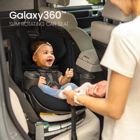 Britax Galaxy360™ Slim Rotating Convertible Car Seat With SwivelSmooth™, Raven Black