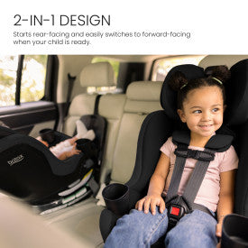 Britax Galaxy360™ Slim Rotating Convertible Car Seat With SwivelSmooth™, Raven Black