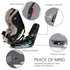 Britax Galaxy360™ Slim Rotating Convertible Car Seat With SwivelSmooth™, Teak
