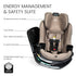 Britax Galaxy360™ Slim Rotating Convertible Car Seat With SwivelSmooth™, Teak