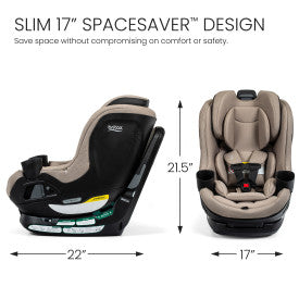 Britax Galaxy360™ Slim Rotating Convertible Car Seat With SwivelSmooth™, Teak