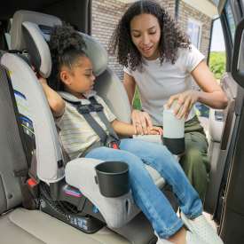 Britax® One4Life® Slim All-in-One Car Seat, ClickTight® Installation, SpaceSaver™ Design — Raven Black