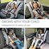 Britax® One4Life® Slim All-in-One Car Seat, ClickTight® Installation, SpaceSaver™ Design — Raven Black