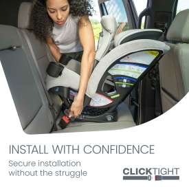 Britax® One4Life® Slim All-in-One Car Seat, ClickTight® Installation, SpaceSaver™ Design — Raven Black