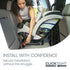Britax® One4Life® Slim All-in-One Car Seat, ClickTight® Installation, SpaceSaver™ Design — Raven Black