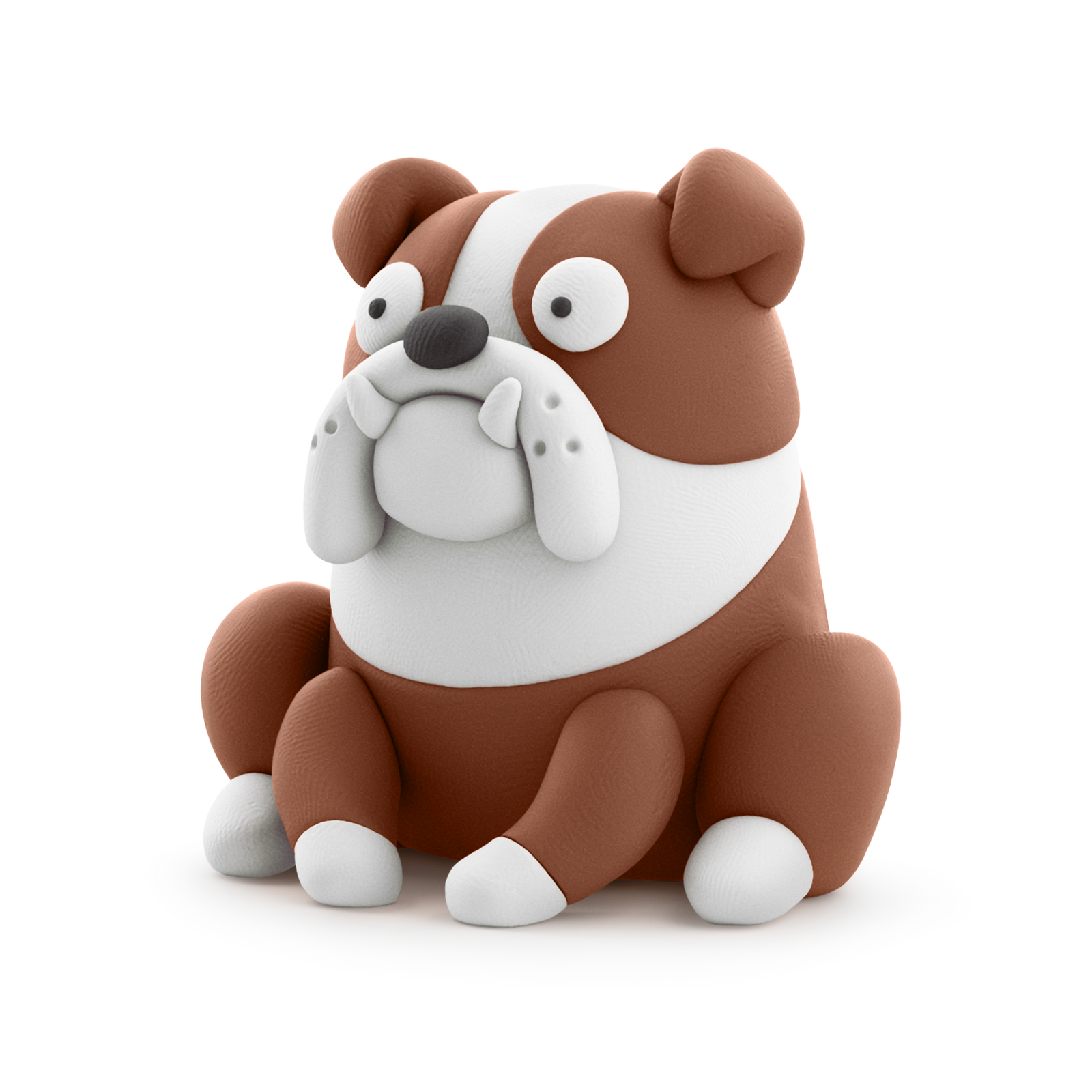 Fat Brain Toys Hey Clay Dog Buddies - 15 Can Modeling Air-Dry Clay