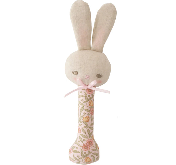 Bunny Stick Rattle Blossom Lily