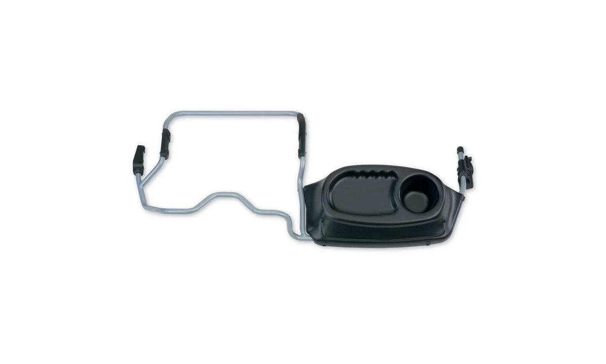 Overhead view of a duallie jogging sroller adapter for Chicco Infant Car Seats