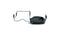 Overhead view of a duallie jogging sroller adapter for Chicco Infant Car Seats