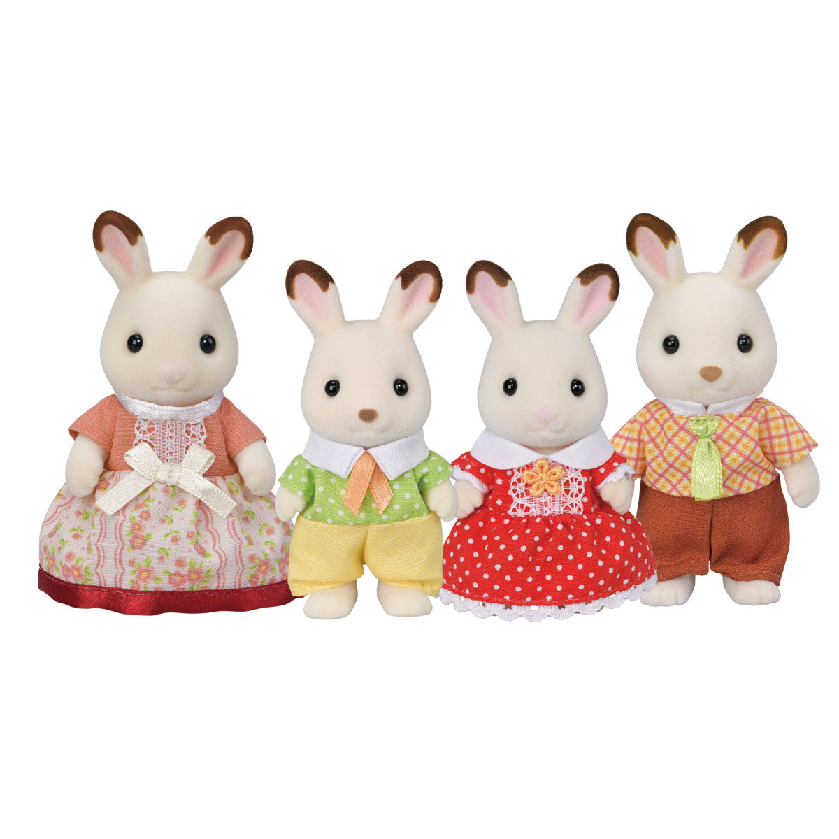 Calico Rabbitt Calico Critters Chocolate Rabbit Family – Kids 'N Kribs