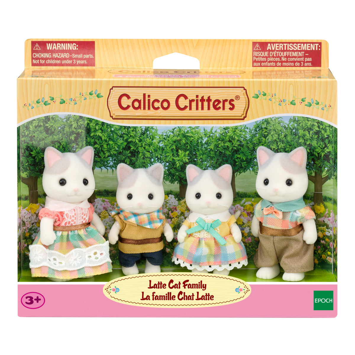 Calico Critters Latte Cat Family