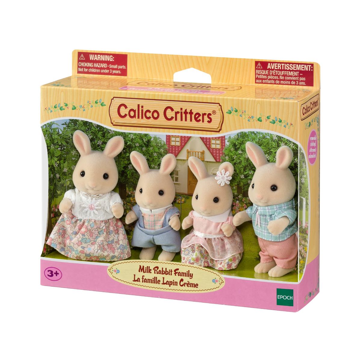 Calico Critters Milk Rabbit Family