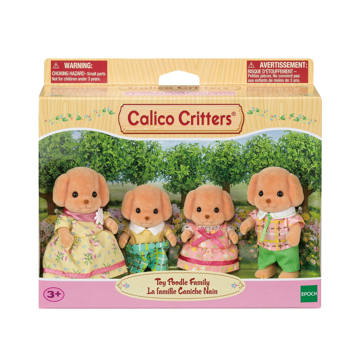 Calico Critters Toy Poodle Family
