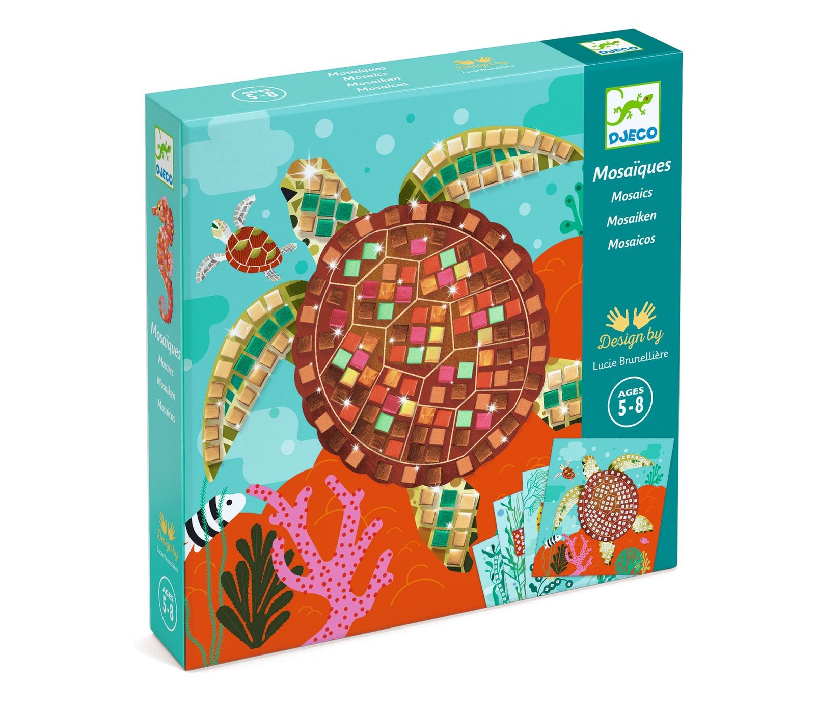 Djeco Caribbean Sticker Mosaic Craft Kit