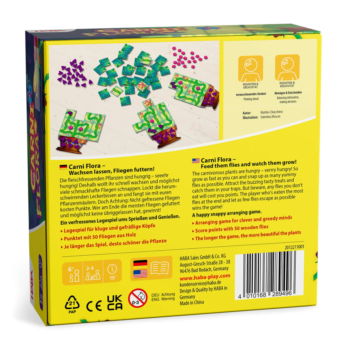 Haba Carni Flora Strategic Tile Placement Game