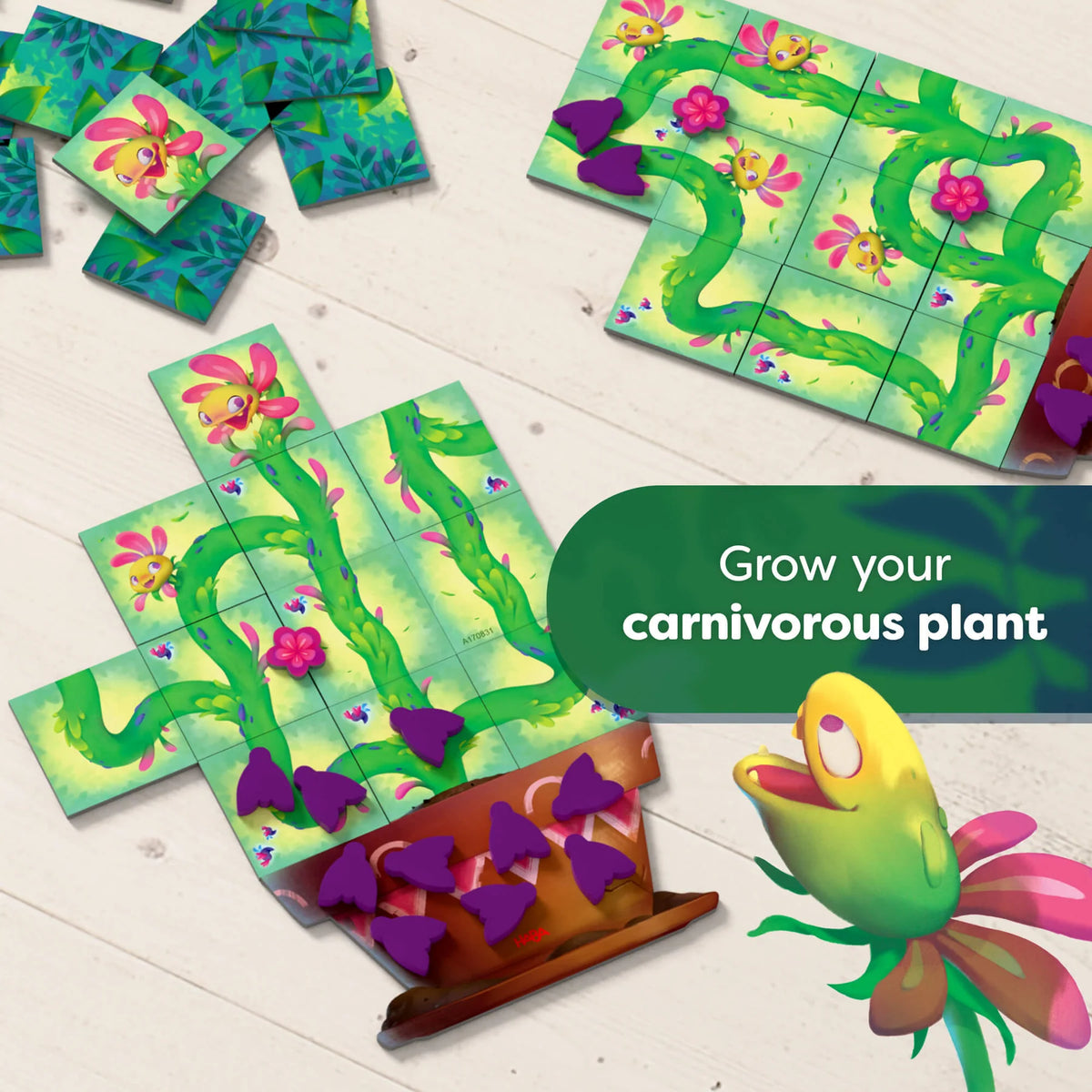Haba Carni Flora Strategic Tile Placement Game