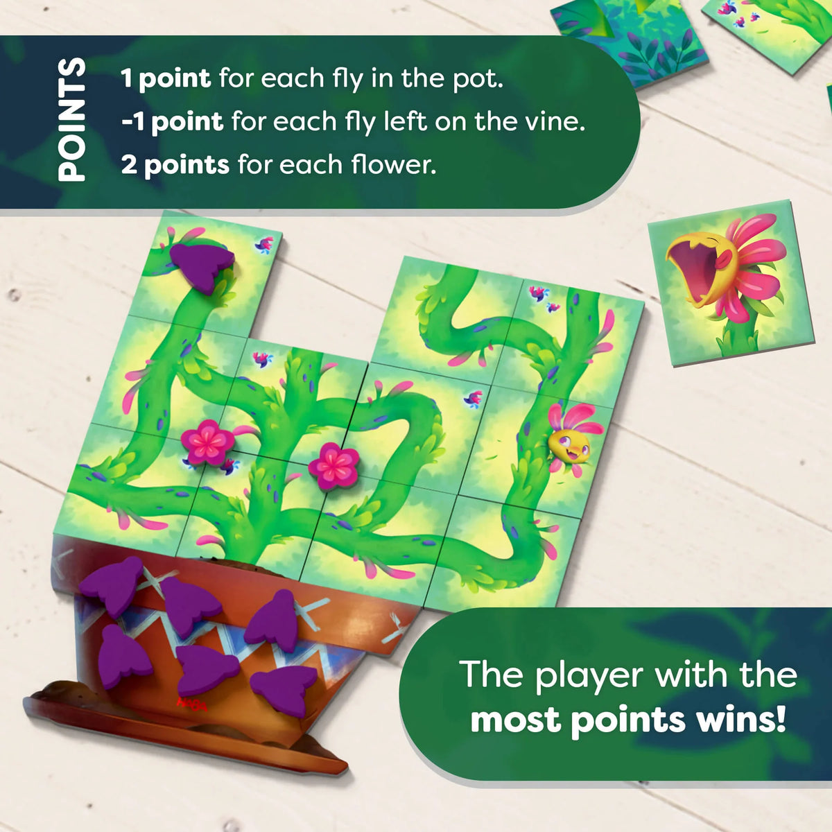 Haba Carni Flora Strategic Tile Placement Game