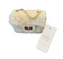 Ce Ce Co Beige Flower with Pearl Tweed Purse