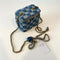 Ce Ce Co Denim Boxed Bag with Crossbody Chain