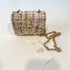 Ce Ce Co Tweed Little Lady Purse - Gold/Beige