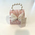 Ce Ce Co Tweed Luxe Pearl Bow Purse - Pink