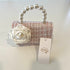 Ce Ce Co Tweed Luxe Side Peony Purse - Pink
