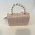 Ce Ce Co Tweed Luxe Side Peony Purse - Pink