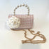 Ce Ce Co Tweed Luxe Side Peony Purse - Pink