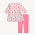 Cheetah Bonita Organic Cotton Magnetic Little Baby Dress + Legging Set