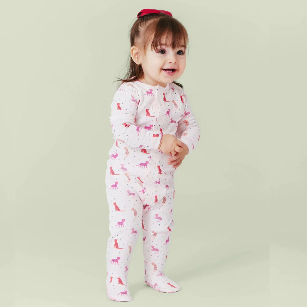 Cheetah Bonita Organic Cotton Magnetic Parent Fav Footie