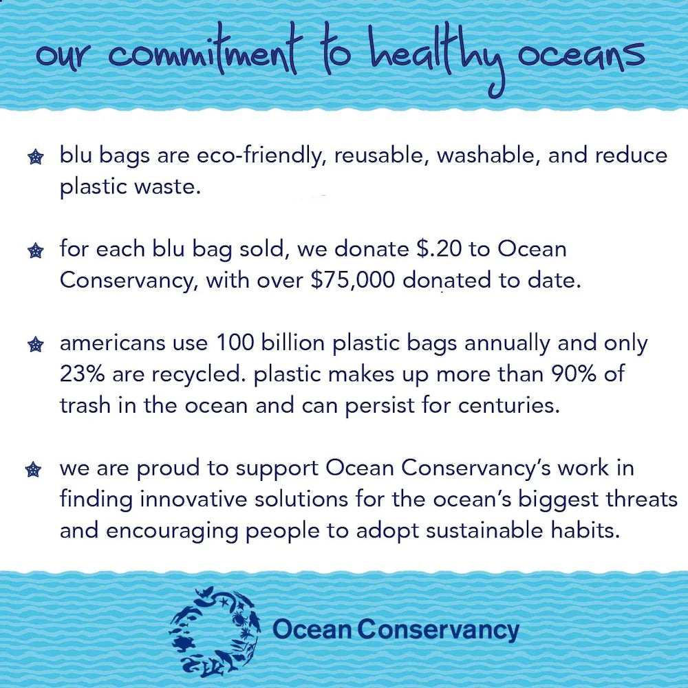 Citrus Reusable Eco-Friendly Blu Bag