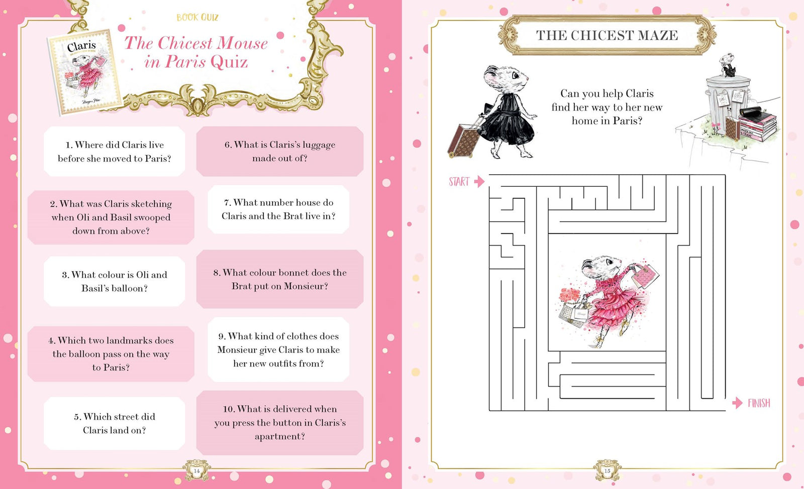 Chronicle Books Claris: A Très Chic Activity Book Volume #1