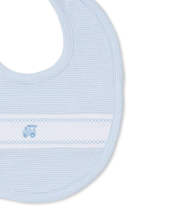 Classic Treasures Blue Stripe Bib