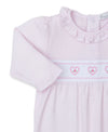 Classic Treasures Pink Stripe Footie