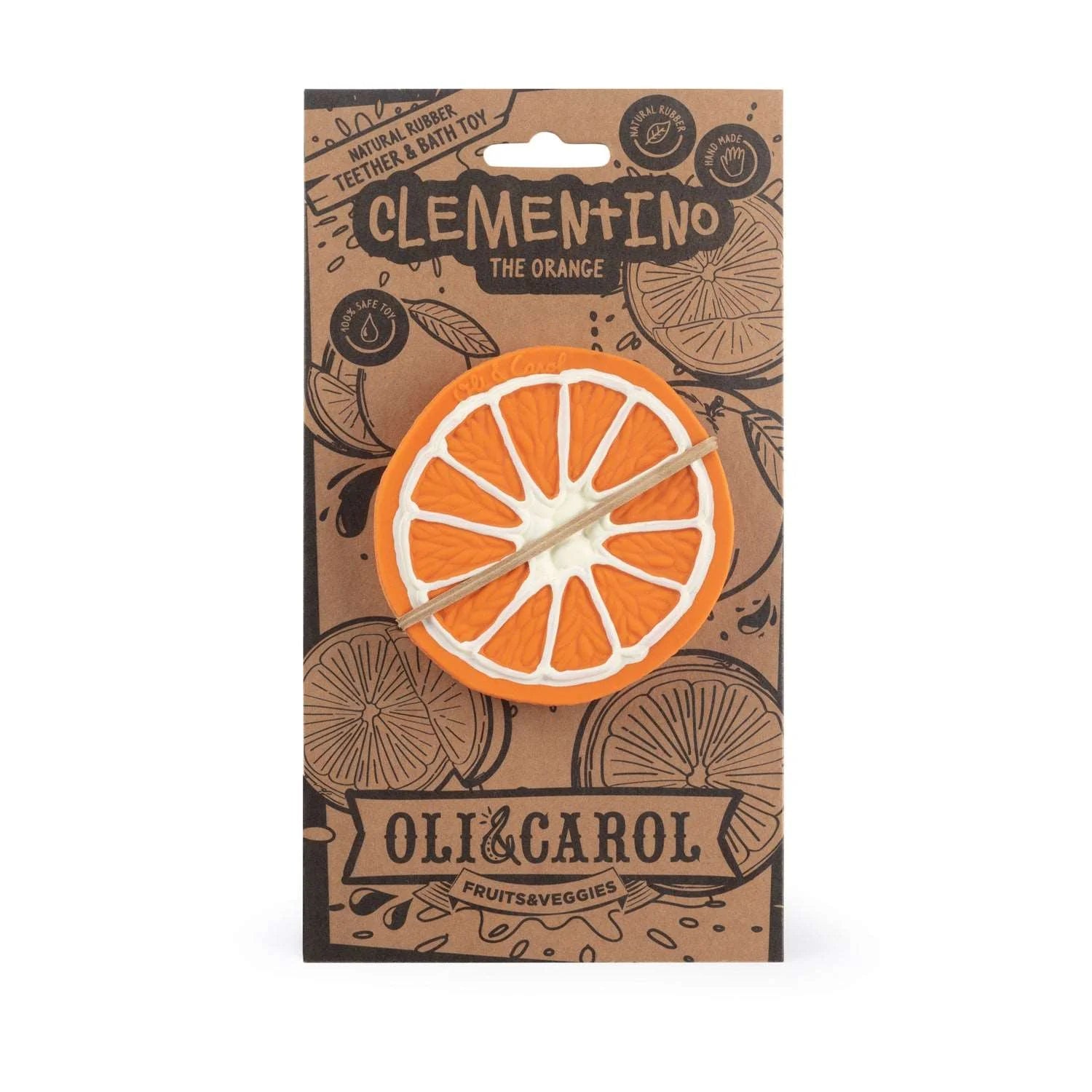 Oli & Carol Clementino The Orange, Baby Teether