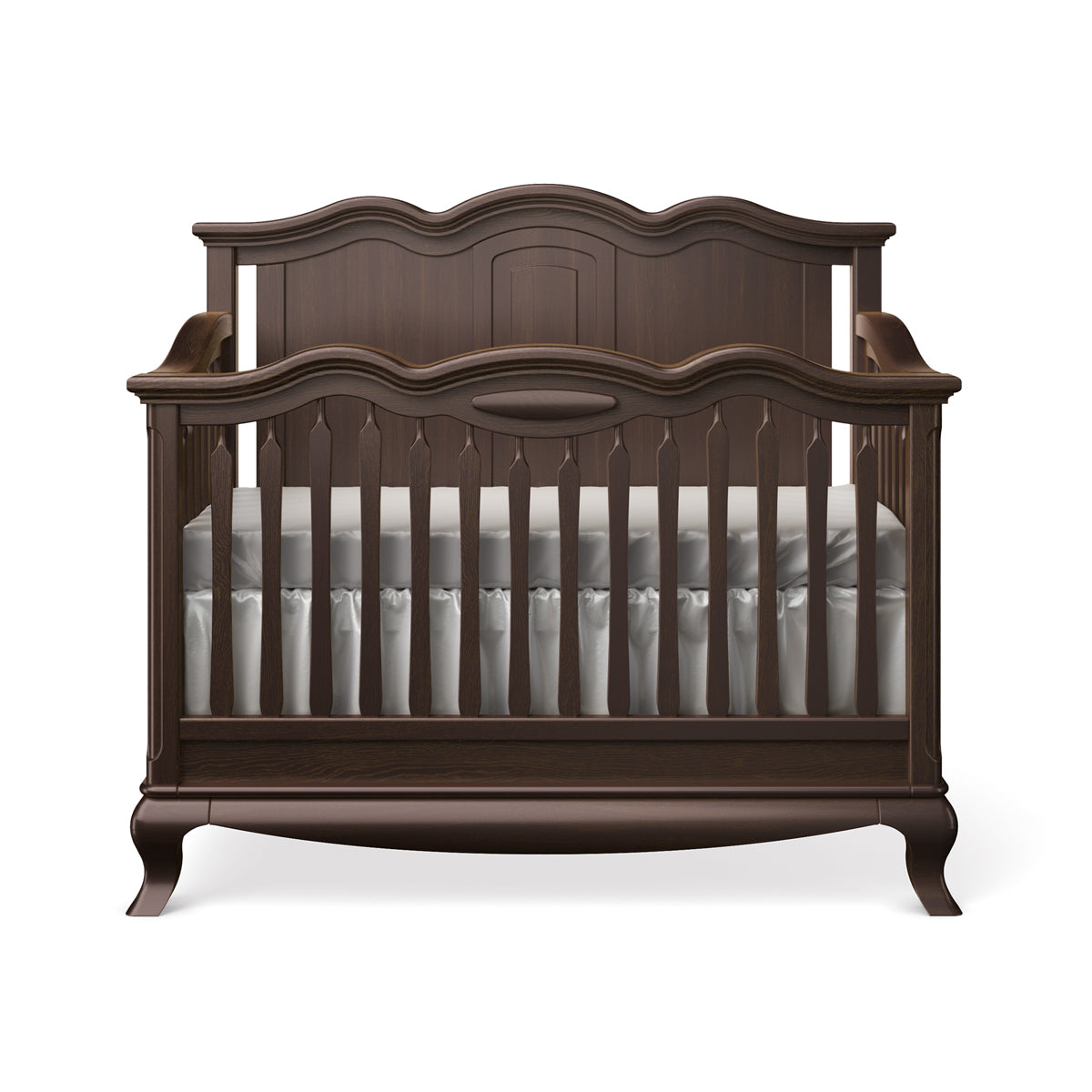 Convertible Crib Solid Back Bruno Rosso