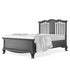 Full Bed Open Back Oil Grey