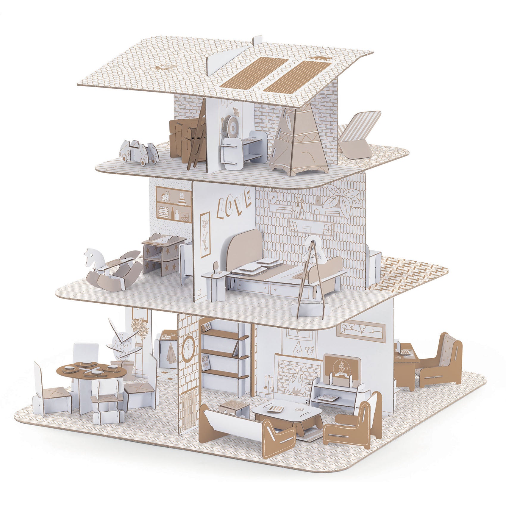 Color Assemble Play - Dolls House