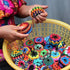 FINALSALE: Lumily Colorful Crocheted Knit Footbags