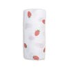 Cotton Swaddle - Strawberries