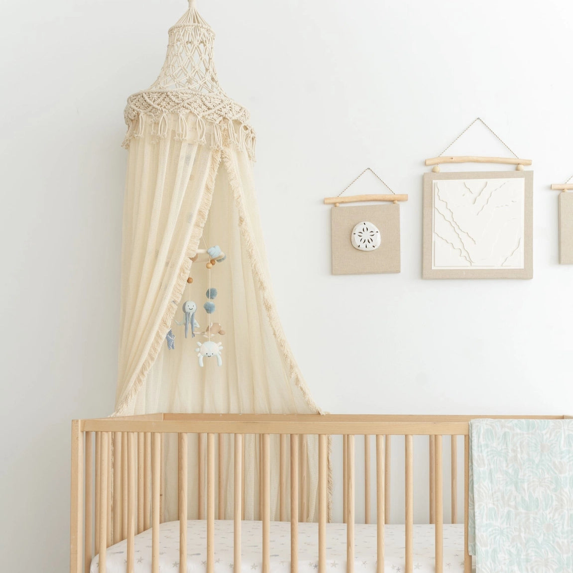Crane Baby Kendi Macrame Canopy