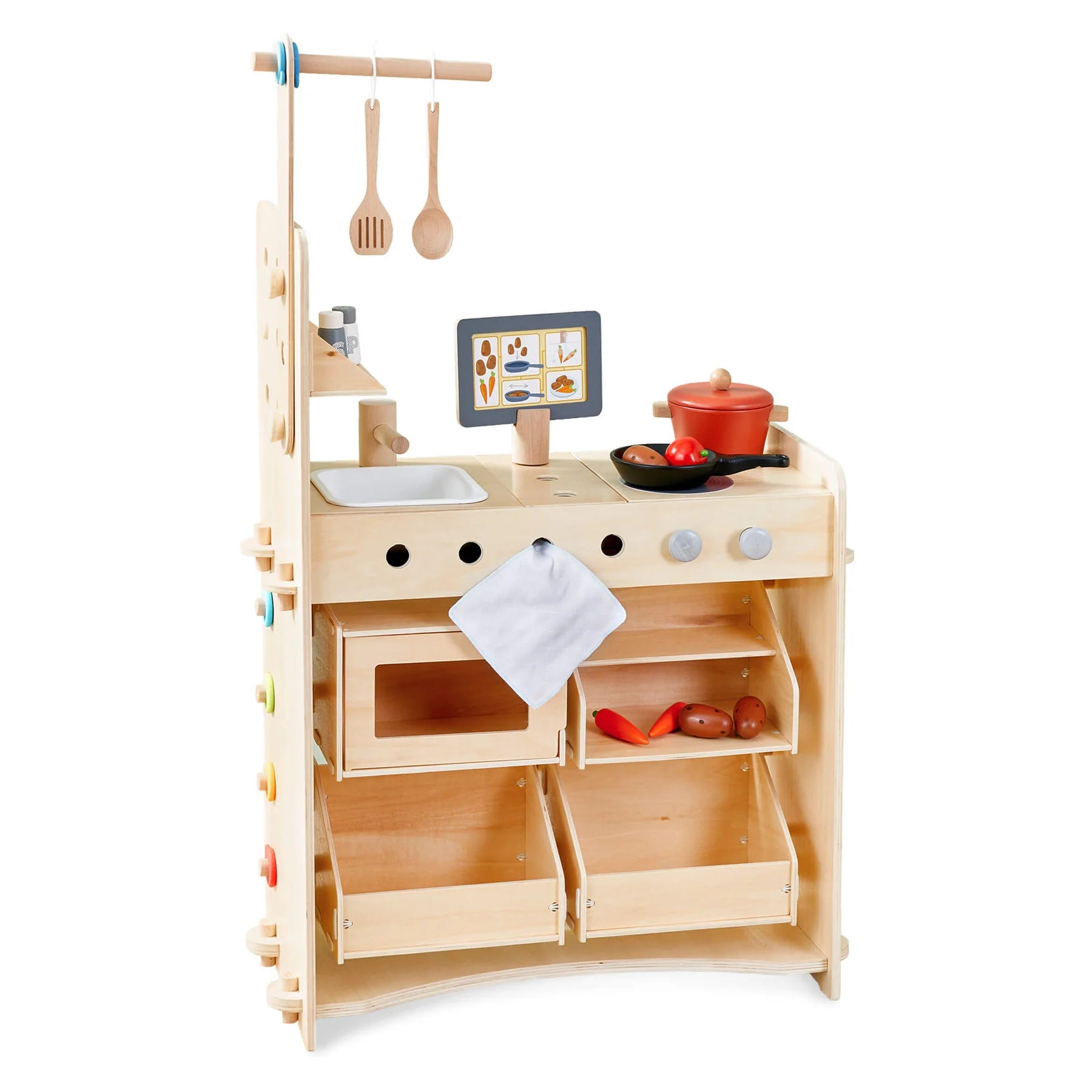 Creative Play 3 in 1 Play Kitchen, Store & Workshop