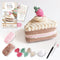 Schiffer Publishing Crochet Cafe Amigurumi Kit Cake Slice