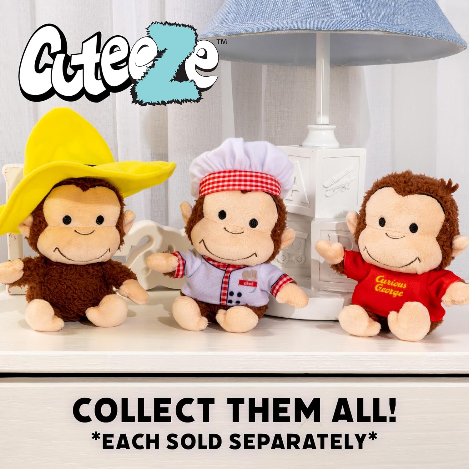 Curious George Cuteeze - Yellow Hat
