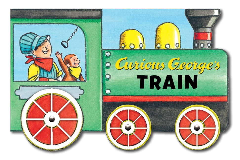 Curious George's Train - Mini Movers Shaped Board Book