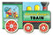 Curious George's Train - Mini Movers Shaped Board Book