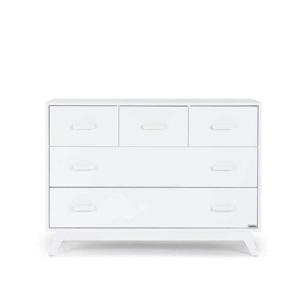 Soho 5-Drawer Dresser White