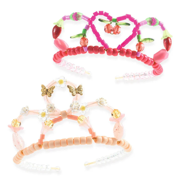 Djeco Pink Duo of Tiaras - Beads & Jewelry