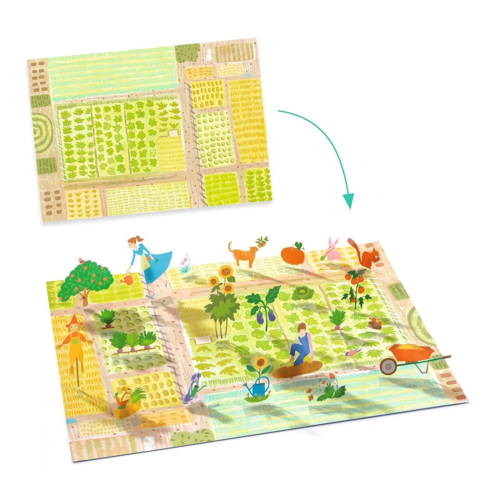 Djeco Farm Lift Up Stickers
